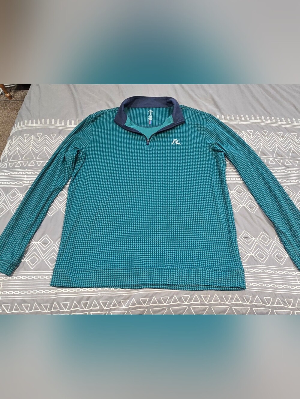 Rhoback Performance Q-Zip Longsleeve Pullover Size Large